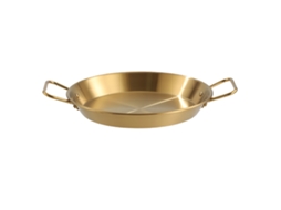 Frigideiras Com Alça Dupla, Transferência Uniforme De Calor, Aço Inoxidável, Alça Dupla, Fundo Plano, Frigideira Para Cozinhar Frutos Do Mar