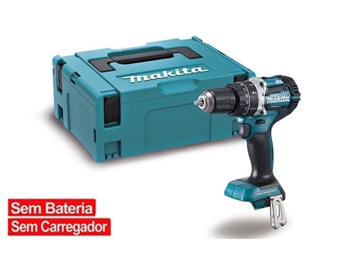 Berbequim com percussão 18V 54Nm MAKITA DHP484ZJ