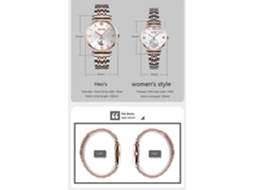 Ultra Fine Simple Casais Relógios Pulseira De Aço Desbloqueado Relógio Masculino E Feminino Quartzo Relógios-caca Caurada Feminina E Prateada Face