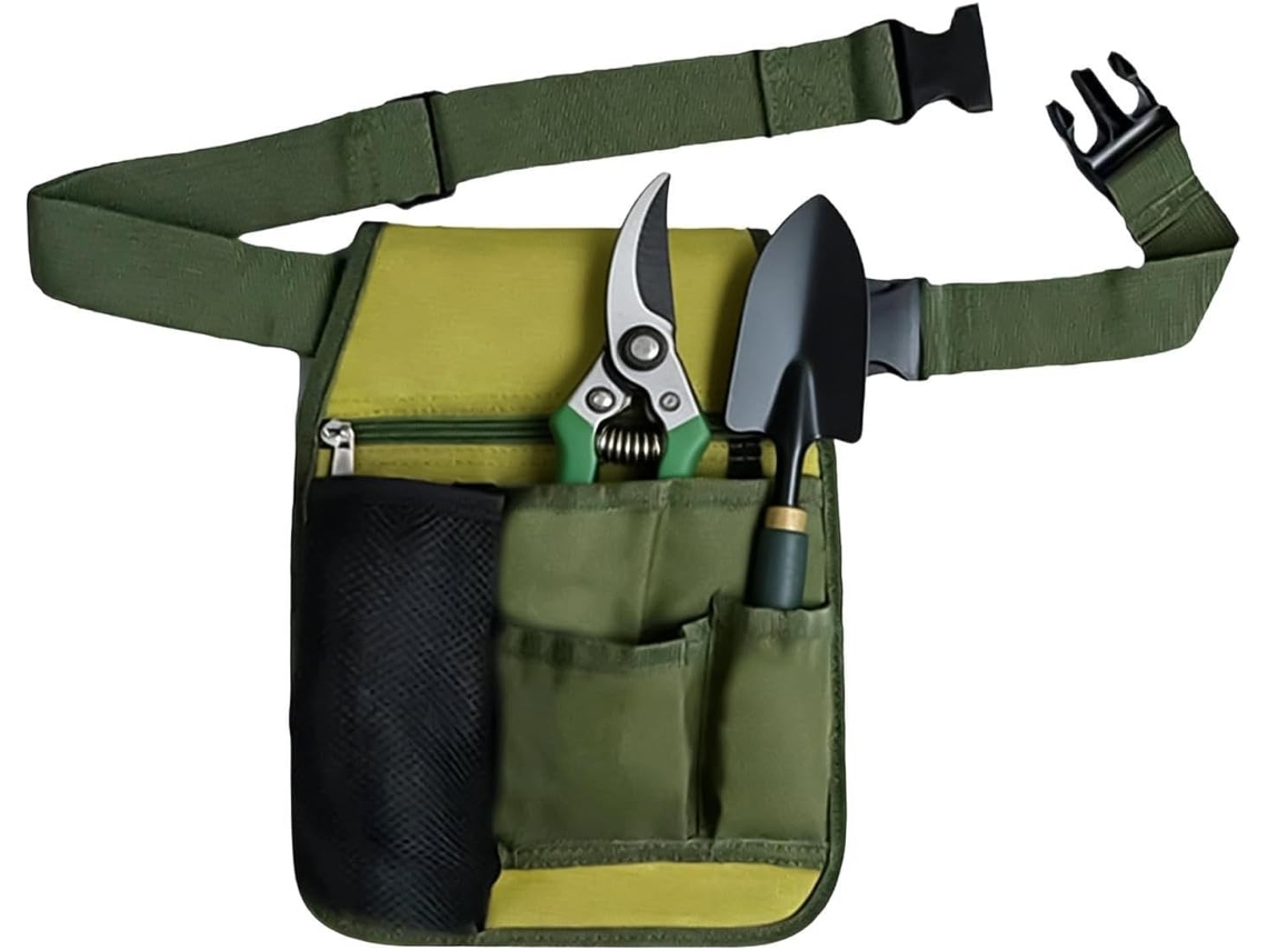 Cinto De Ferramentas Com Bolsa, Suporte Multifuncional Unissex