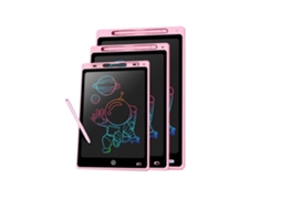 Mesa Digitalizadora Lcd Para Escrita E Desenho, Rosa, 10 Polegadas. Aquaforge
