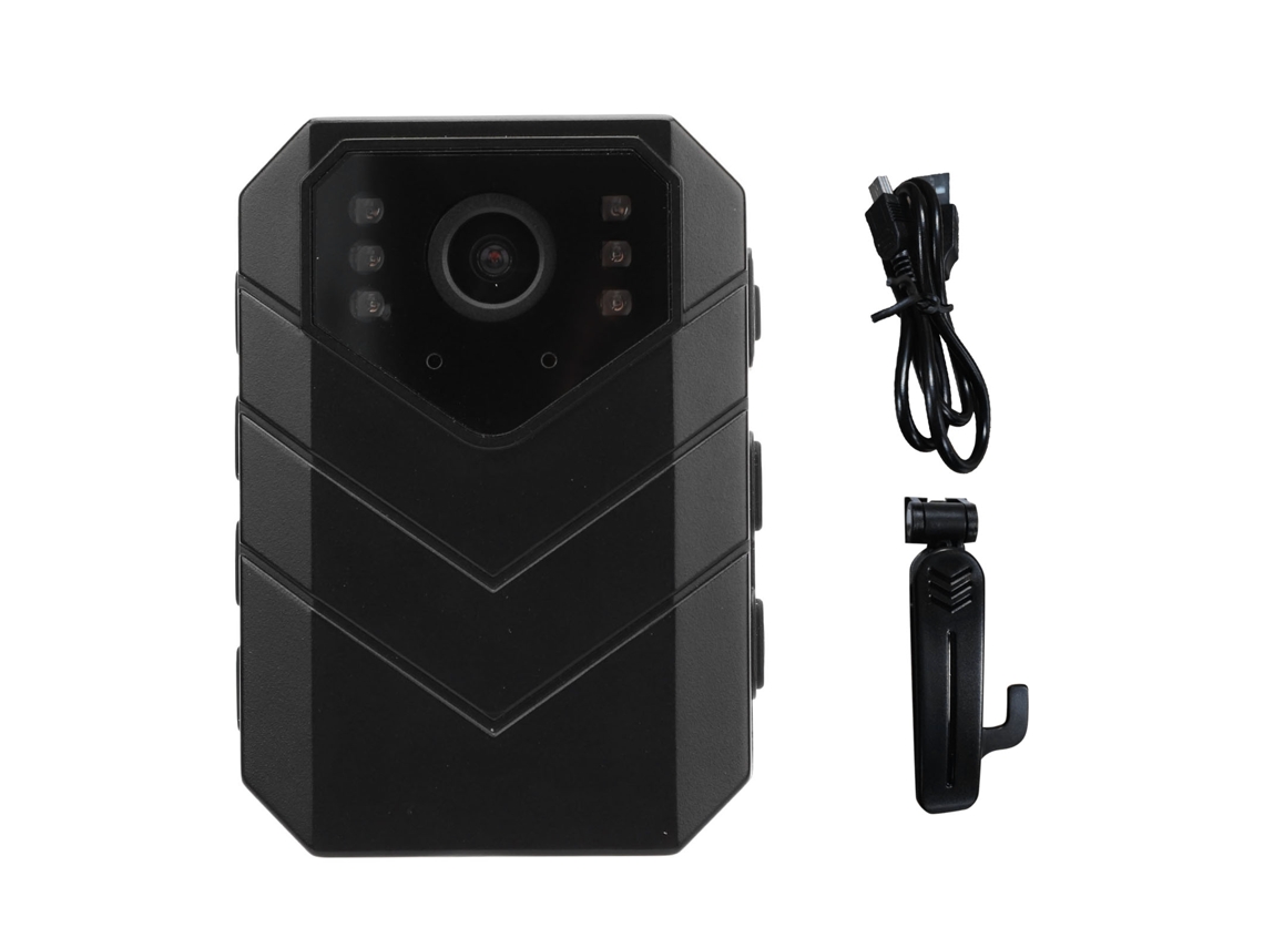Câmara Corporal Com Clip Posterior 4k Hd Visão Noturna Resistente À Água Gravadora De Vídeo Portátil Para Segurança E Polícia