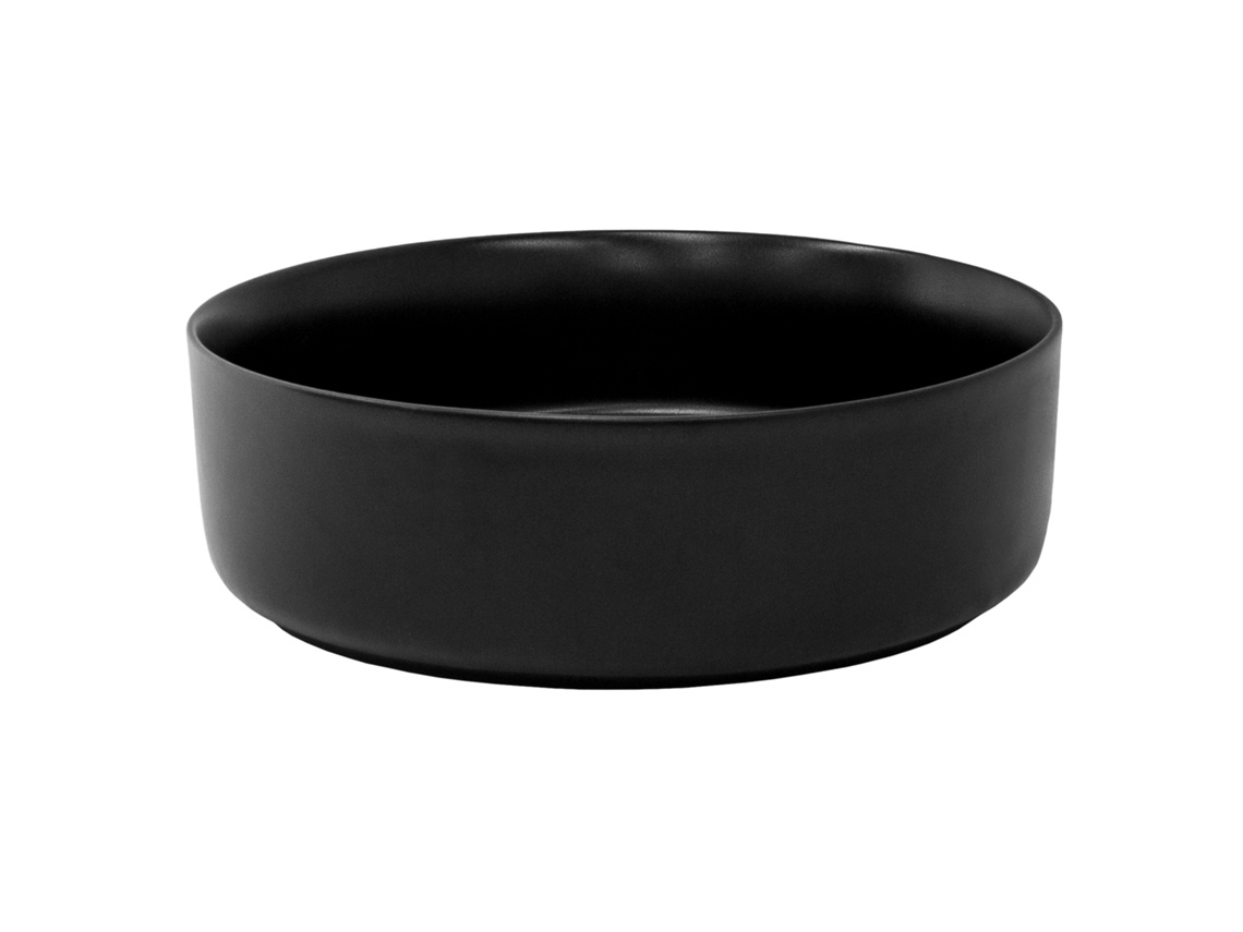 Lavatório ML-DESIGN (Preto - Cerâmica - 36 x 36 x 12cm)
