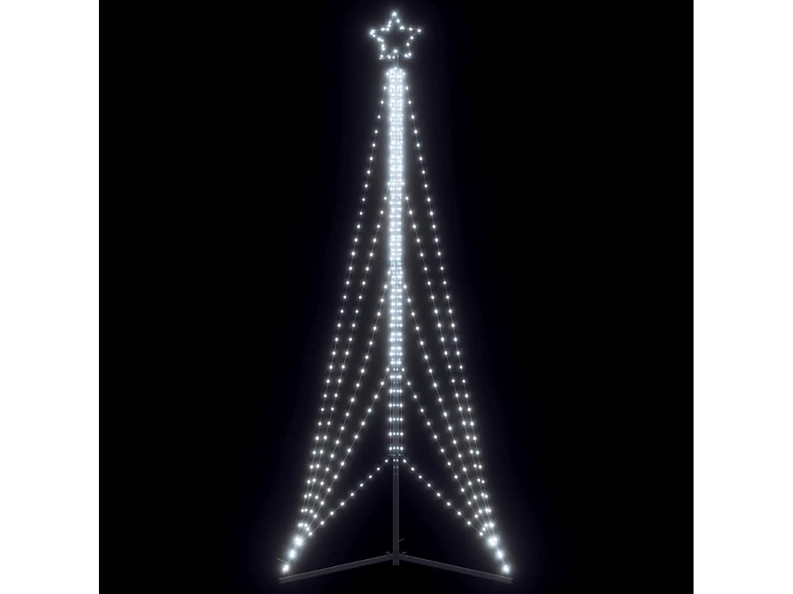 Vidaxl Led Árvore De Natal 525 Leds Branco Frio 302 Cm
