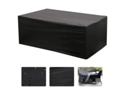 Cobertura de mesa retangular Oxford para sala de estar para móveis de jardim Proteção UV 242 x 162 x 100 cm CHANGM