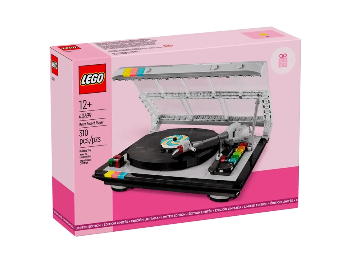 Gira Discos Retro Lego