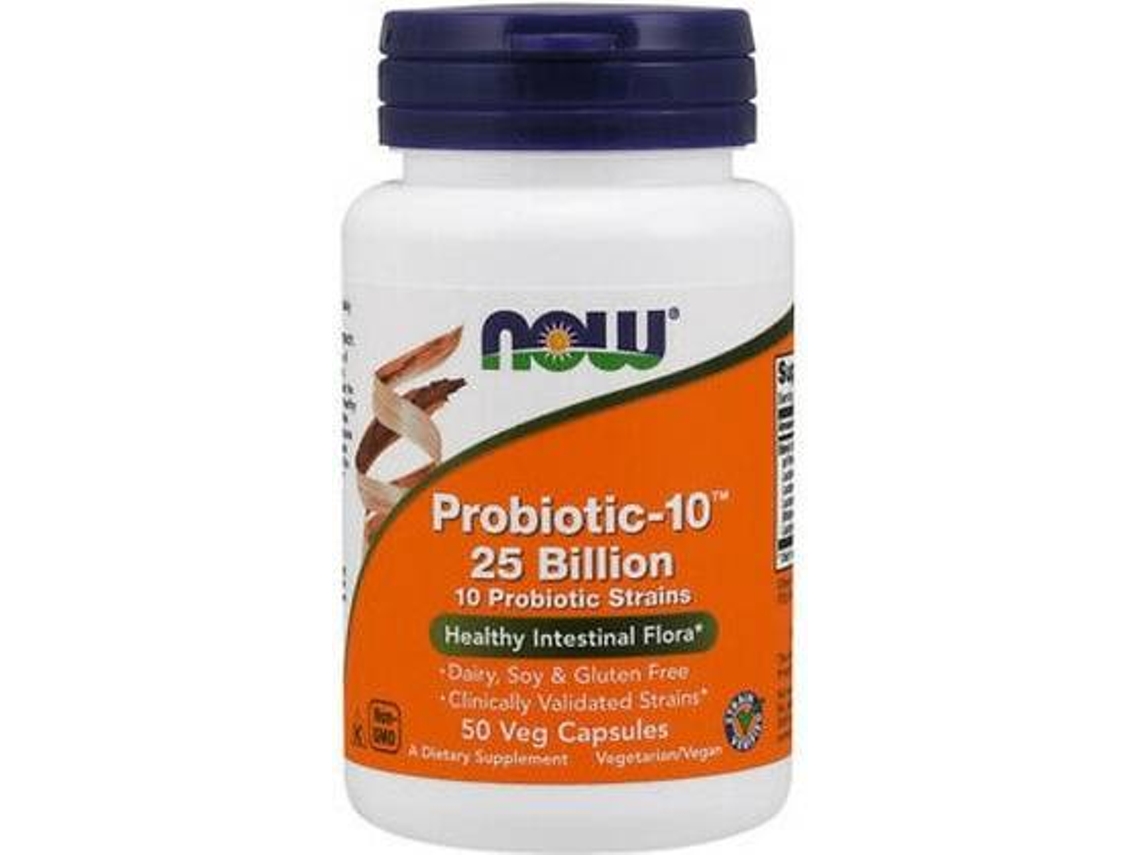 Suplemento Alimentar Now Foods Probiotic 10 25 Billion 50