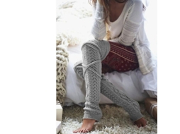 2026 medias Térmicas de Punto para Mujer, Altas Hasta La Ingle, Calcetines Sobre La Rodilla
