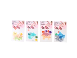 4pcs Flores Secas Para Artesanato De Unhas Decoração Diy Natural Conjunto 03