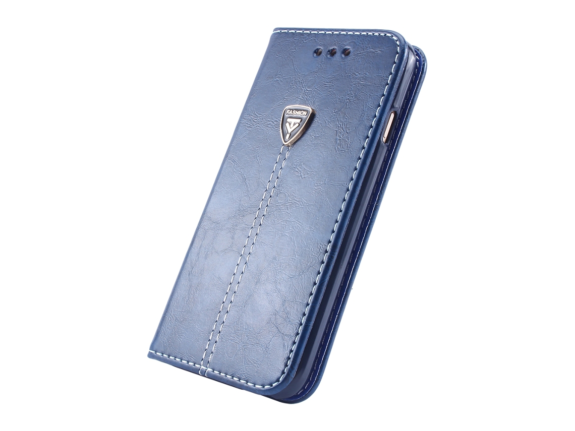 Capa de Couro Samsung S6 LAXISCREED Azul