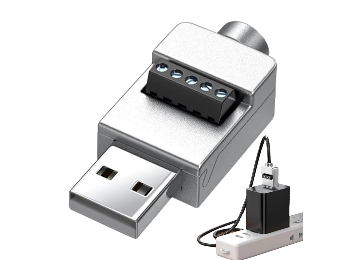 Adaptador Usb 2.0 Sem Solda, Bloco De Terminais Para Teclado Adaptador Usb 2.0 Sem Solda, Conector Usb Sem Solda Conversor De Conecto Gokoco
