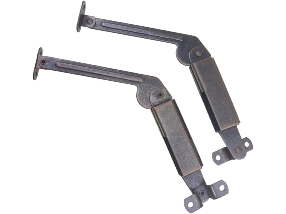 2 Peças De Suporte Mola Para Tampa Armário, Dobradiça De Braço Mola