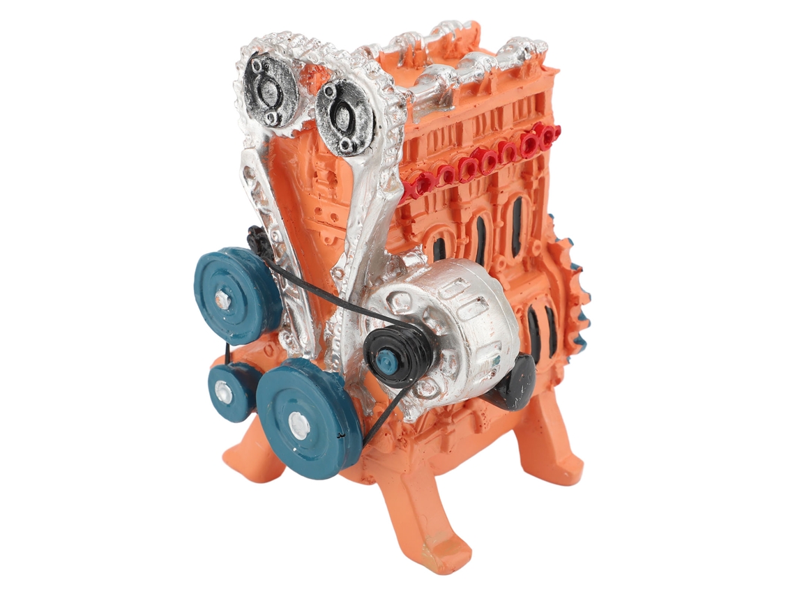 Modelo De Motor De Resina 8 Cilindros Para Decoração