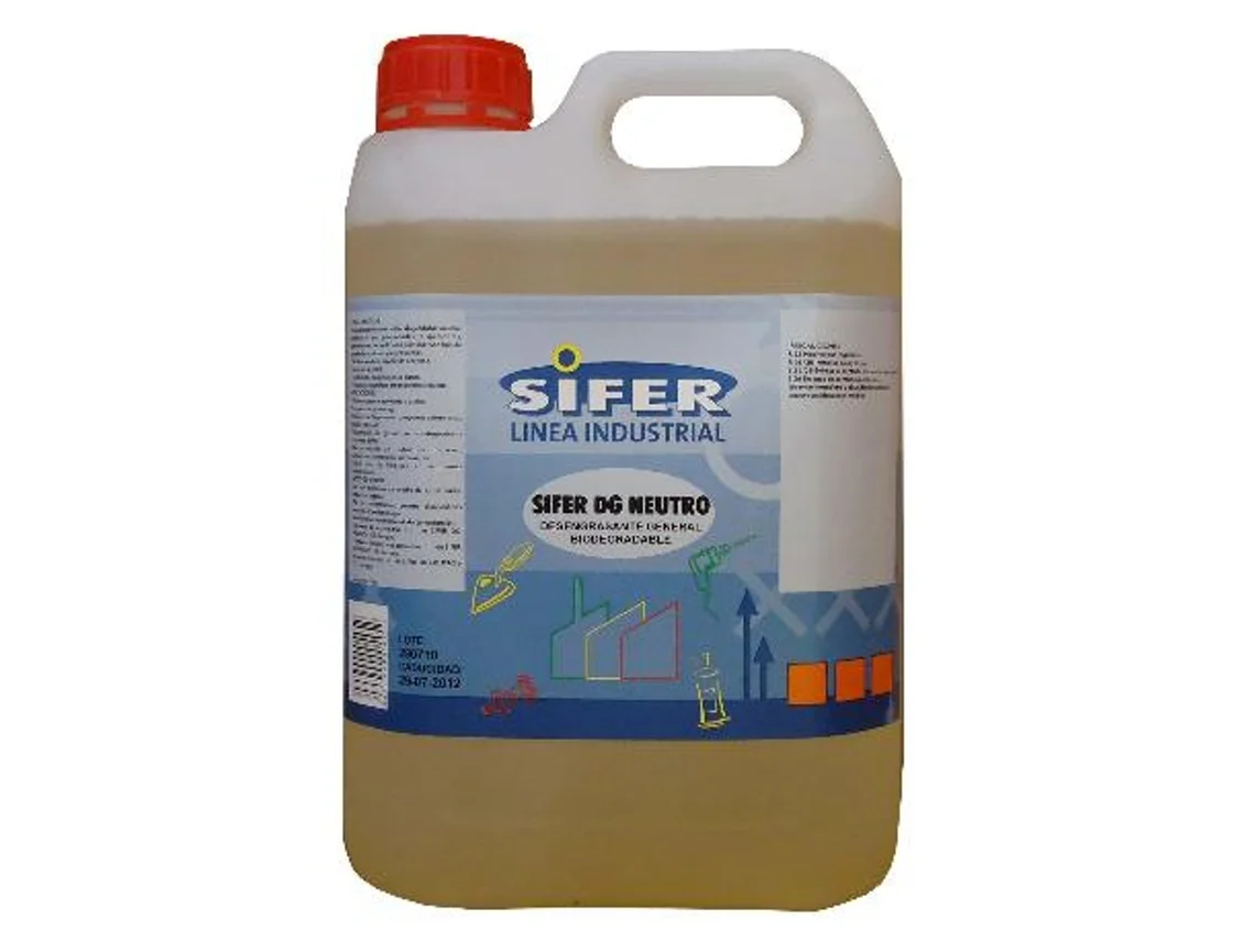 Sifer dg neutro desengrasante biodegrable 5 litros si1620-5