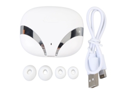 Auriculares Bluetooth S/MARCA, 144 idiomas, cancelación de ruido, control táctil, blanco