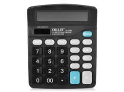 Calculadora Eletrônica De Mesa Cl 838b Com 12 Dígitos E Funções Básicas