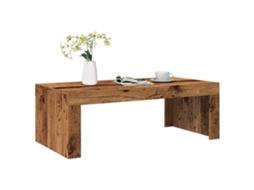 Vidaxl Mesa De Centro 102x50x35 Cm Derivados De Madeira Madeira Velha