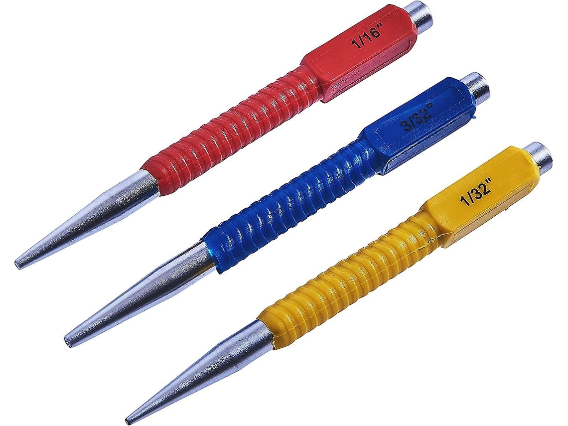 Conjunto De 3 Punções Com Código De Cores