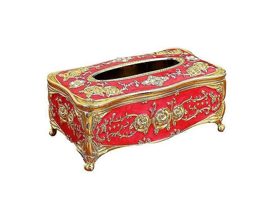 Caixa De Lenços Elegante Caixa De Lenços Decorativa Retangular Aquaforge