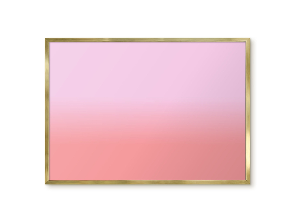 Magnetic Board Turquoise Gradient For The Living Room Espelharte (70x50 Cm)