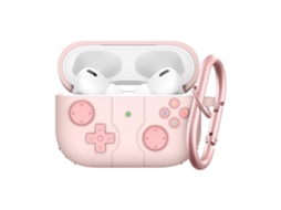 Capa Protetora De Silicone Macia E Resistente A Quedas Para Airpods 3 Com Gancho.