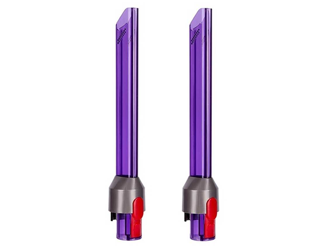 2 peças ferramenta de fenda bocal escova com luzes led liberação rápida para dyson v7 v8 v10 v11 peças aspirador sem fio