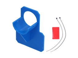 Suporte para tubo de piscina em aço inox com fita adesiva e correias para mangueira 30 37mm