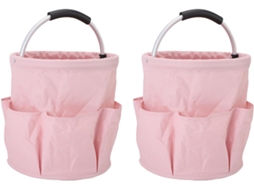 Bolsa para ferramentas de jardim, dobrável em 2 peças com 6 compartimentos, tecido Oxford resistente ao desgaste, tamanho grande.