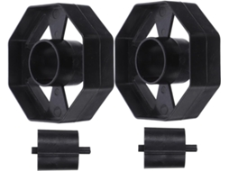 Conjunto De 2 Núcleos Reposição Dechous Com Roletes Pretos Para Dispensador Fita Adesiva, Com Função De Dispensação
