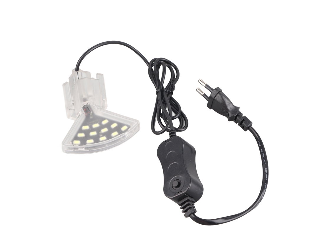 Luz Led Aquário 5w Duas Linhas com Clip
