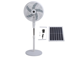 Laxiscreed Ventilador Solar Recarregável Com Oscilação Silenciosa E Carregamento Por Energia Solar