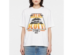 Rockinstone Back To The Future Movie Great Scott 1985 White Adult T-shirt Size:l