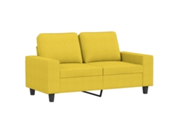 2-seater Sofa, 2-seater Sofas Vidaxl Amarelo Tecido (n/a)