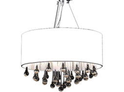Candelabro VIDAXL White Metal (45 x 5 cm)