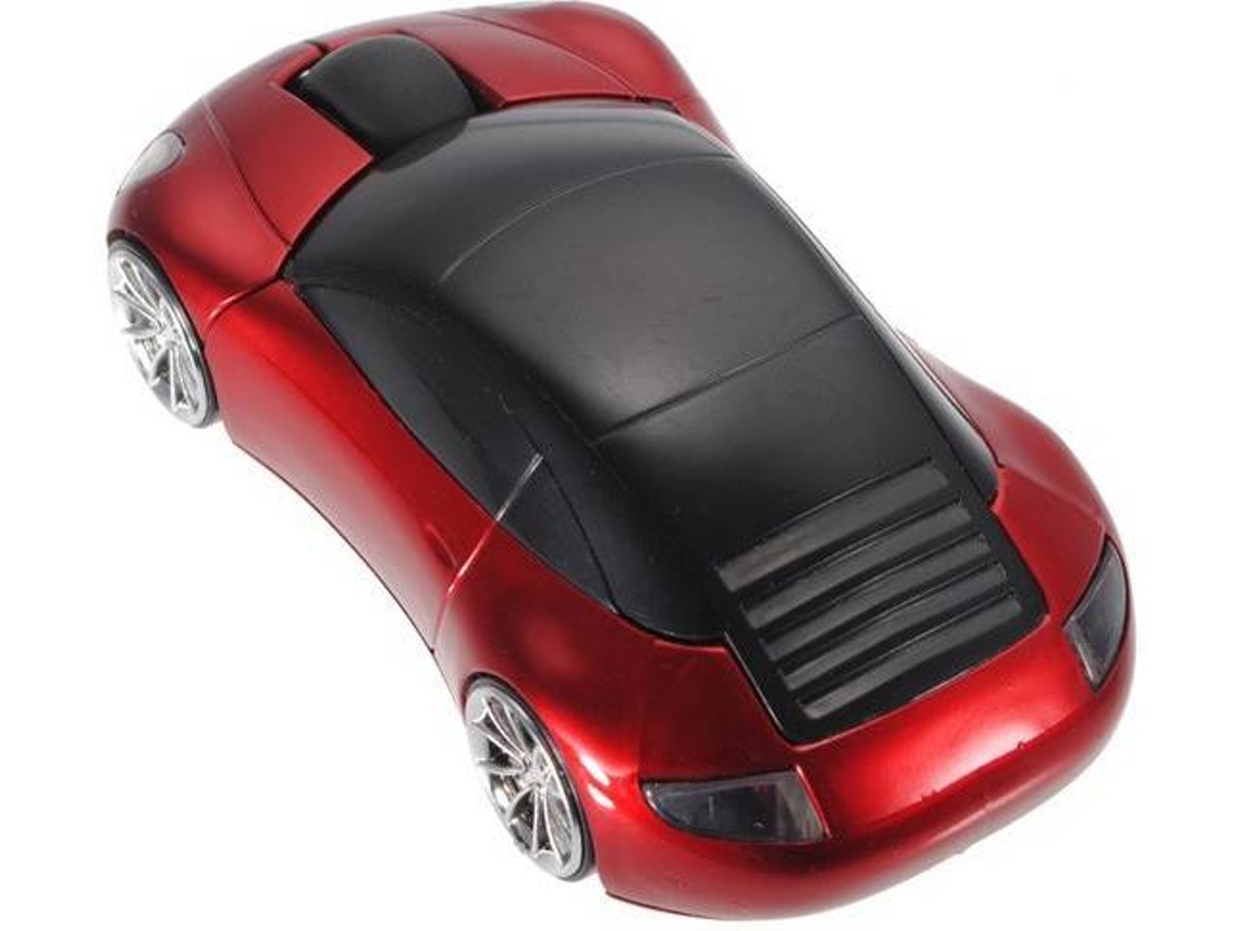 Rato GETEK 010 (Wireless - 1000 dpi - Vermelho)