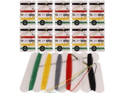 Kit De Costura Doméstica Com 100 Peças: Agulhas, Linhas, Botões Variados, Multifuncional.