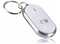 Porta-Chaves CHAOCHUANG com Apito e som LED (10 Pcs - Branco)