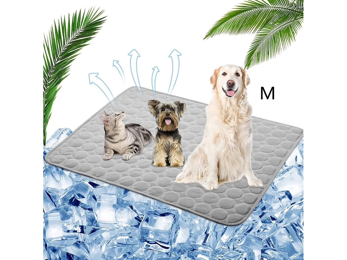 Tapete Refrescante, para Cães e Gatos, 62x50 Cm, Cinza AQUAFORGE