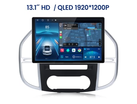 Sistema Multimídia Android 13.1 Premium Para Mercedes Vito 6gb Ram 128gb Rom Junsun (2014 2020)