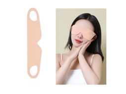 Máscara De Dormir Leve Com Argolas De Ouvido, Bloqueio De Luz Zero Pressão Para Dormir De Lado, Tapa-olhos Para Viagem Rosa Hexinyigjly