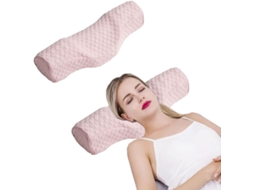 Suporte cervical de espuma viscoelástica para alívio da dor. Cinta cervical transversal Slowmoose.