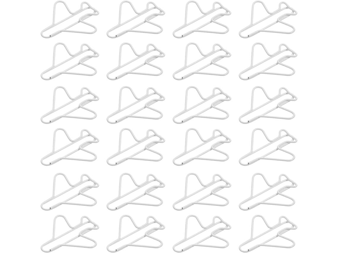Clipes de papel pequenos de metal Magiclulu, com design criativo de avião em núcleos transparentes, 100 unidades para mesa