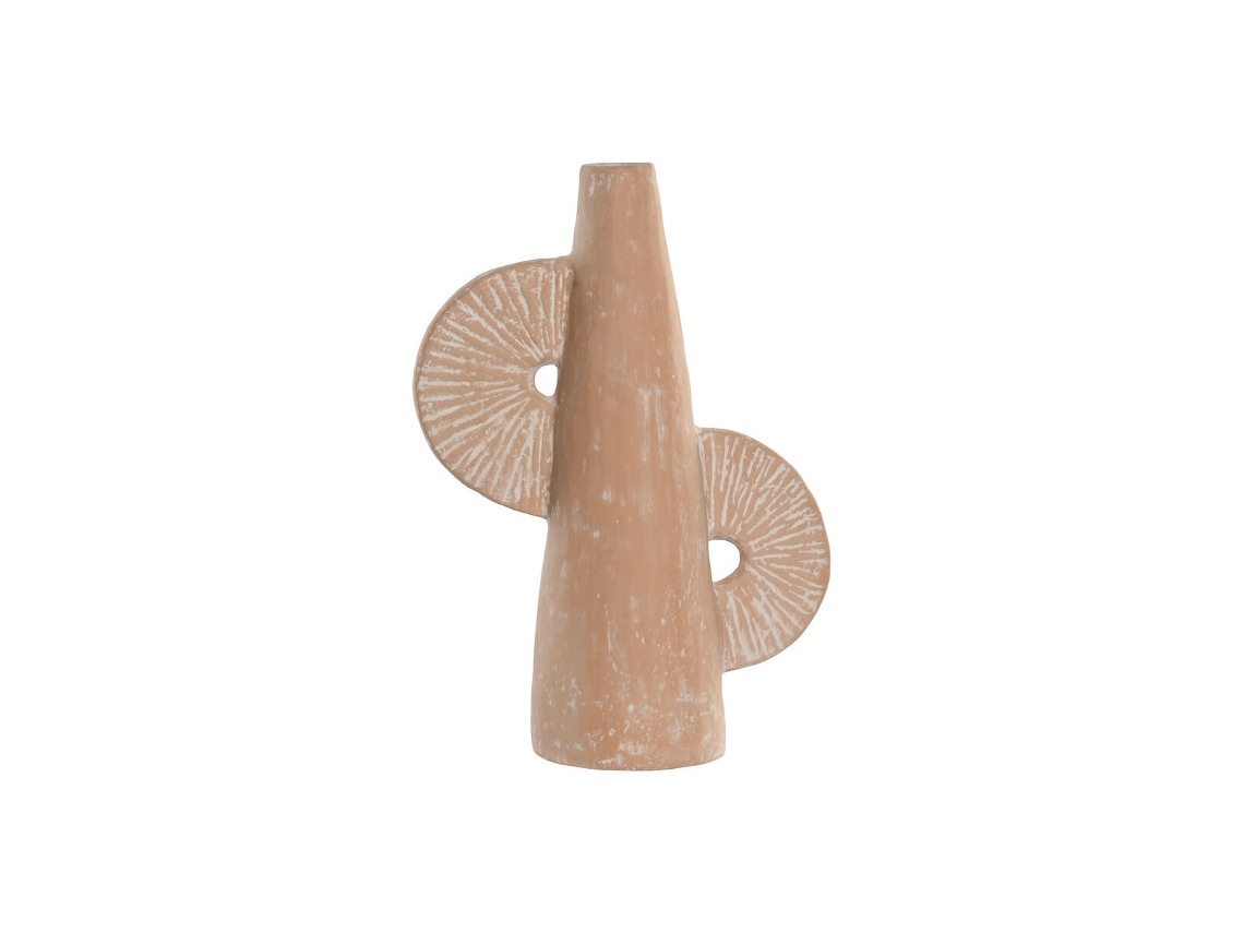 Vaso Home Esprit Marrom Claro Terracota Natural 24 X 12 X 36 Cm