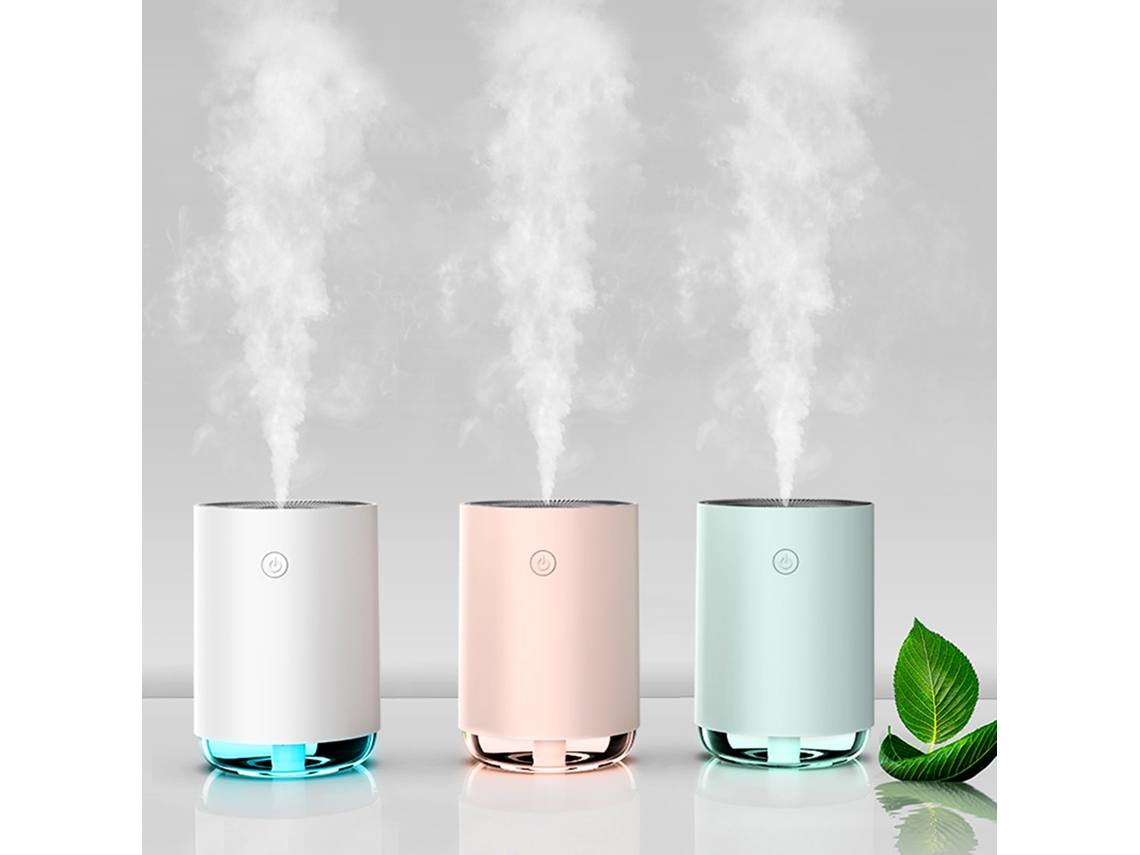 Difusor de Aroma 3D, Padrão de Palma de Coco, Luz LED, Ultrassônico, 100ml | S/MARCA
