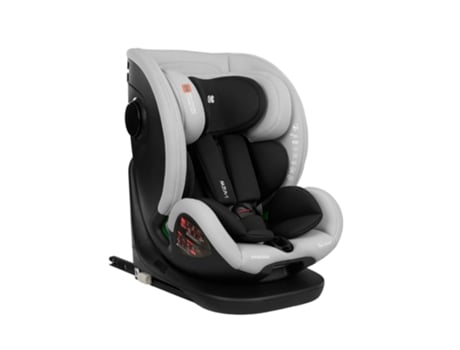 Cadeira auto KIKKA BOO 40-150 cm i-View i-SIZE Cinzento claro