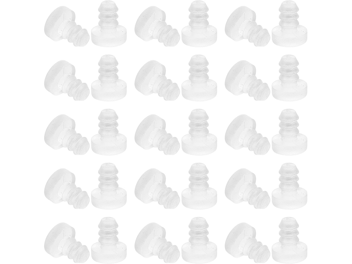 Veemoon Conjunto De 50-ponteiras Borracha Antiderrapantes Para Móveis E Pisos Com Alta Resistência A Impactos Cadeiras