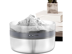 Umidificador Difusor Vulcão De Aromaterapia Decoração Umidificadora Com Chama Pequeno Recarregável