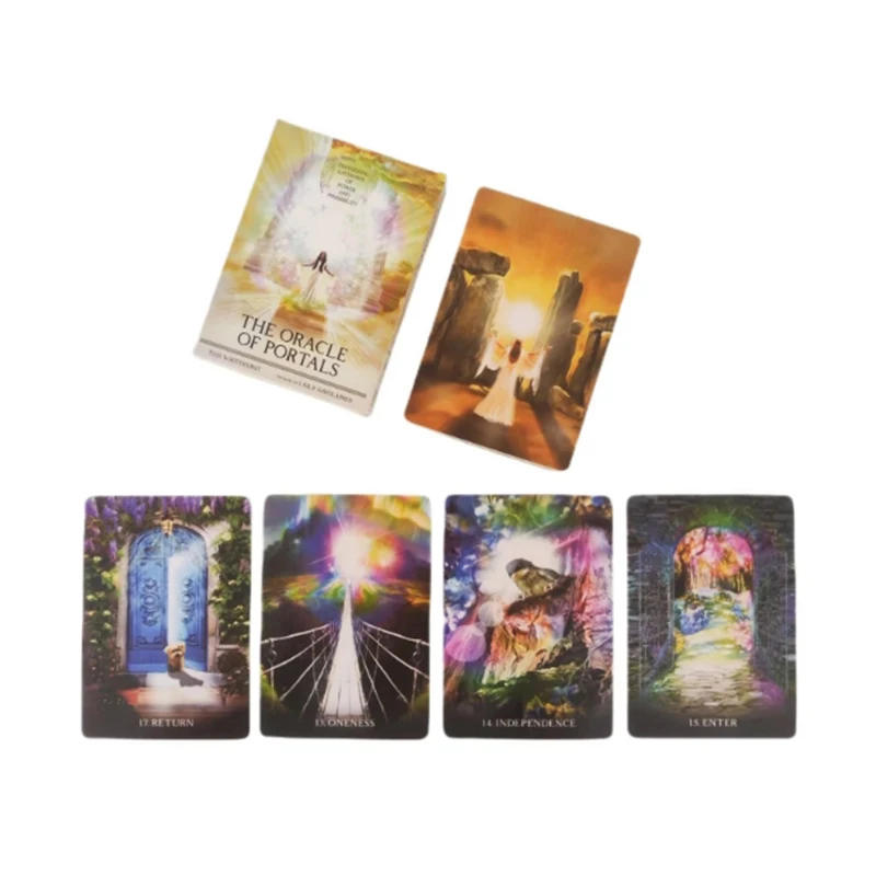 Conjunto De Cartas De Quiz Do Profeta Do Portal (44 Cartas/conjunto) Adivinhação Do Destino Mítico