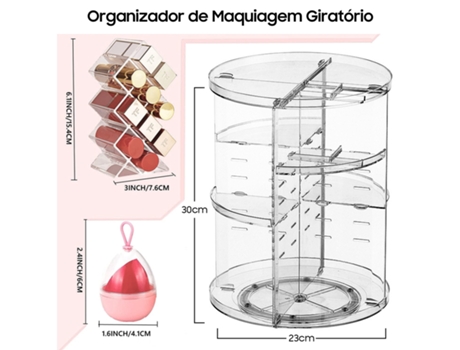 Organizador de Maquiagem-ICEAGLE