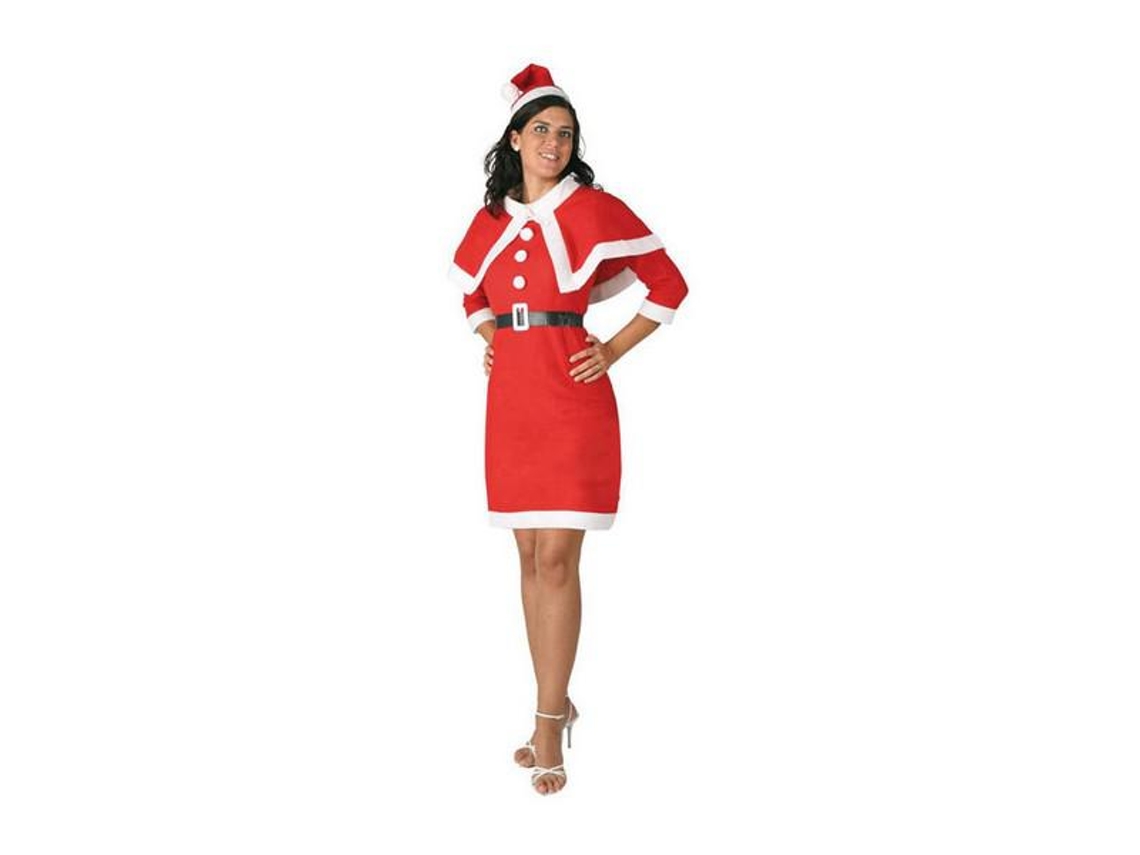 Fantasia para Adultos 115727 Mãe Natal Vermelho
